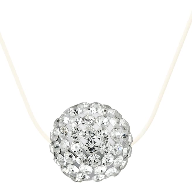 Wish List White Crystal Transparent Necklace
