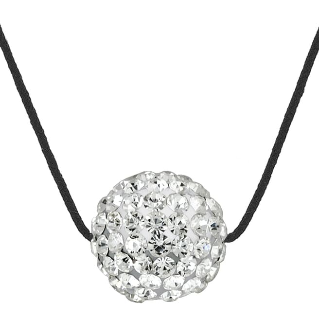 Wish List White/Black Crystal Necklace