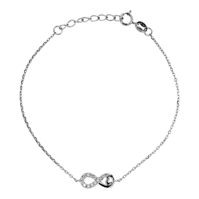 Wish List Silver Zirconia Bracelet