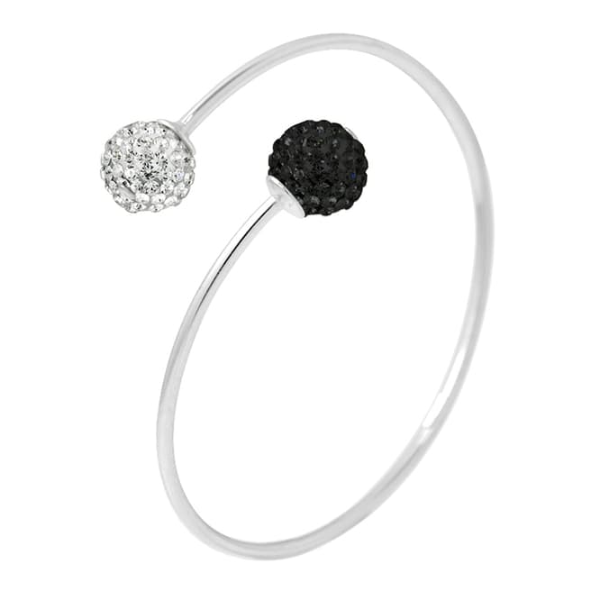 Wish List White/Black Crystal Bracelet