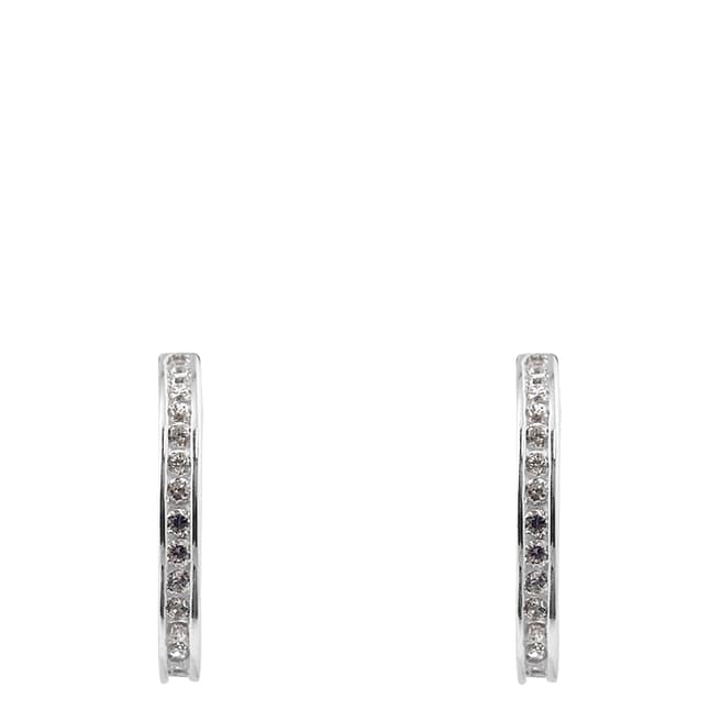 Wish List Silver Zirconia Earrings