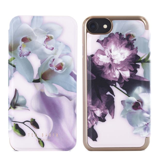Ted Baker Nude Mariel Ethereal Posie Mirror Folio iPhone 7 Case