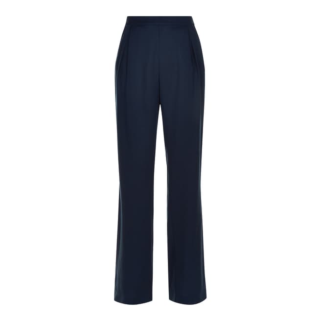 Jaeger Navy City Palazzo Trousers