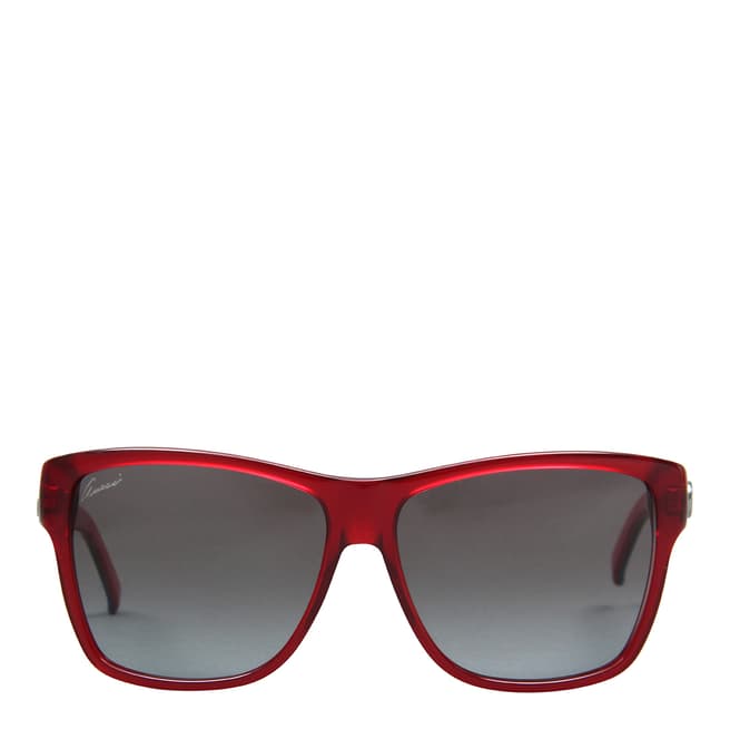 Gucci Unisex Transparent Red/Blue Sunglasses 58mm