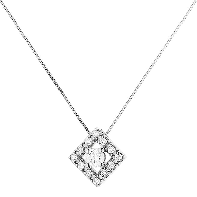 Dyamant White Gold Diamond Necklace 0.15cts