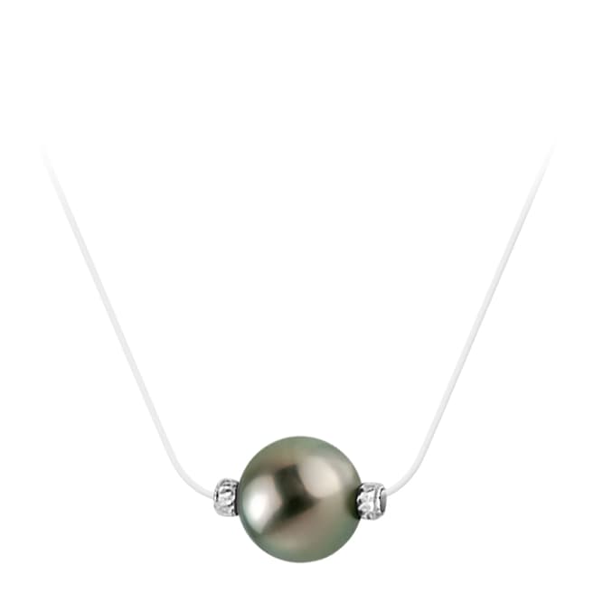 Dyamant Clear Twisted Tahiti Pearl Necklace