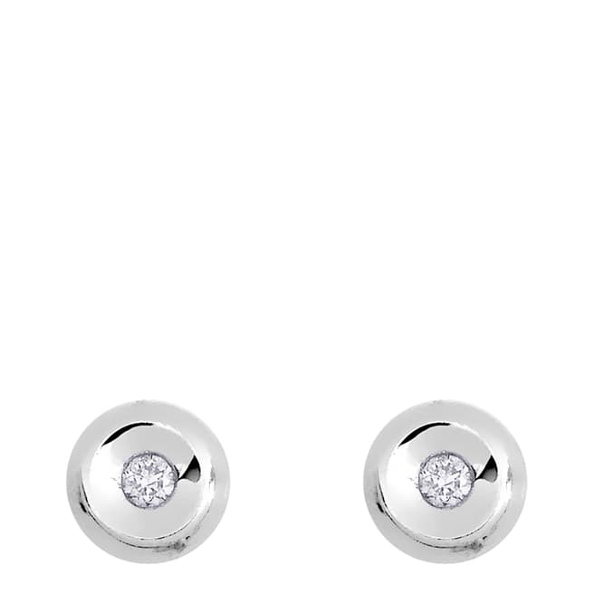 Dyamant Silver Diamond Earrings 0.06cts