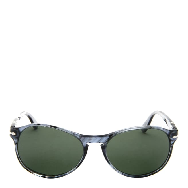 Persol Men's Striped Blue / Green Sunglasses 53mm