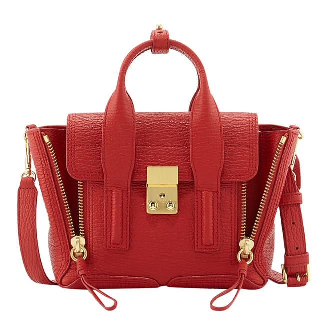 3.1 Phillip Lim Red Mini Pashli Leather Bag
