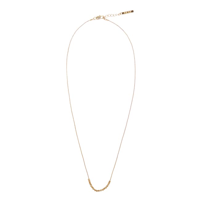Reiss Gold Isabella Moon Ball Necklace