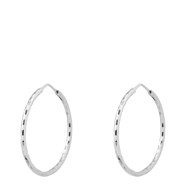 Wish List Silver/White Zirconium Earrings