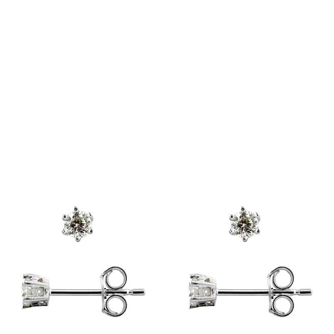 Wish List Silver Zirconium Earrings