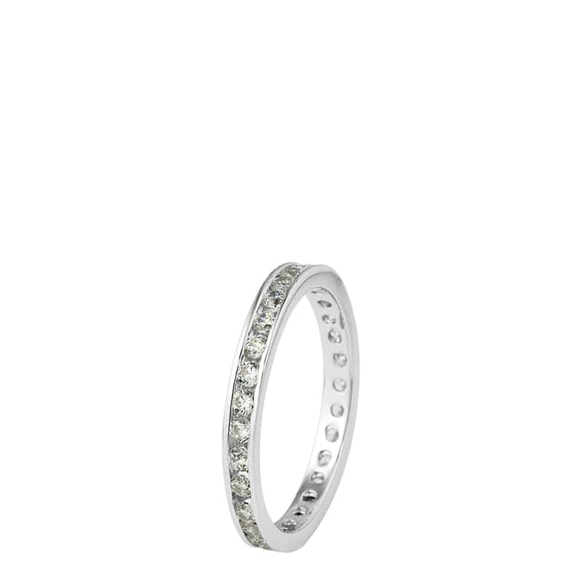 Wish List Silver Complete Turn Diamond Ring