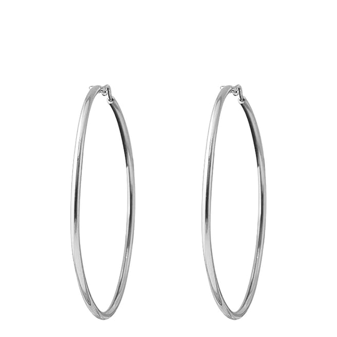 Wish List Silver Hoop Creole Earrings