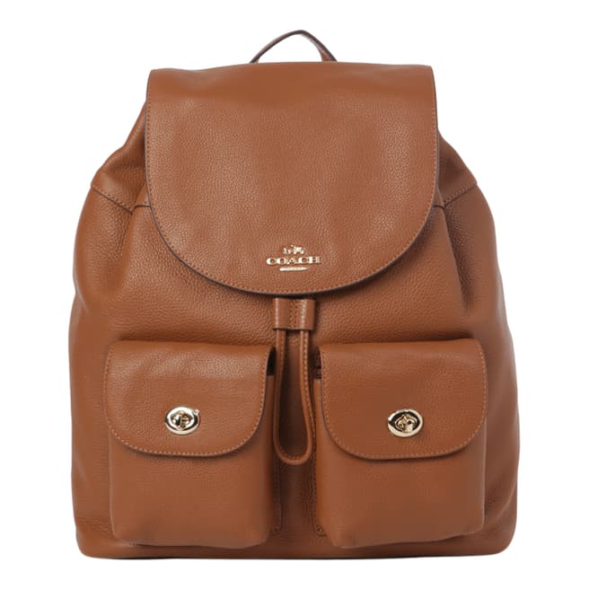Coach Tan Leather Billie Backpack