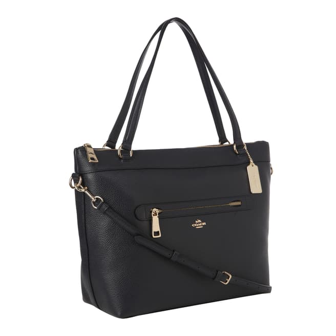 Coach Navy Leather Tyler Tote Bag 