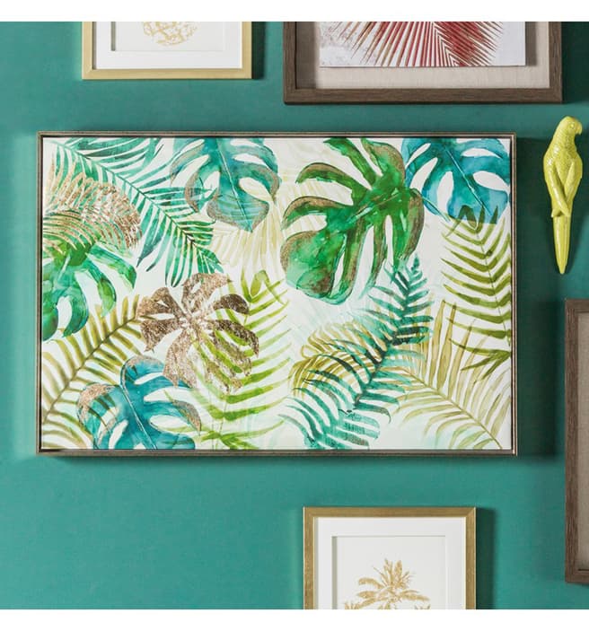 Gallery Living Green Tropical Palms Framed Art 93x63cm