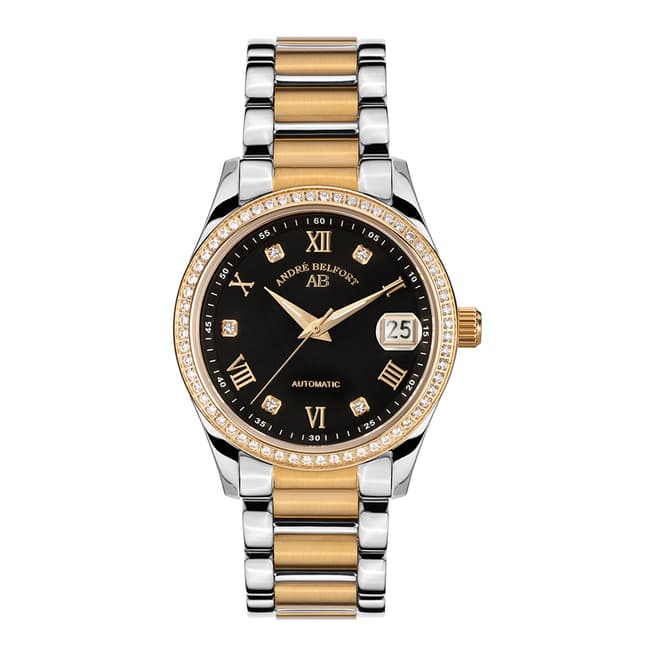 Andre Belfort Women's Silver and Gold Watch