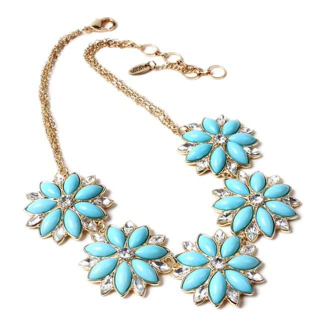 Amrita Singh Turquoise South Hampton Floral Necklace
