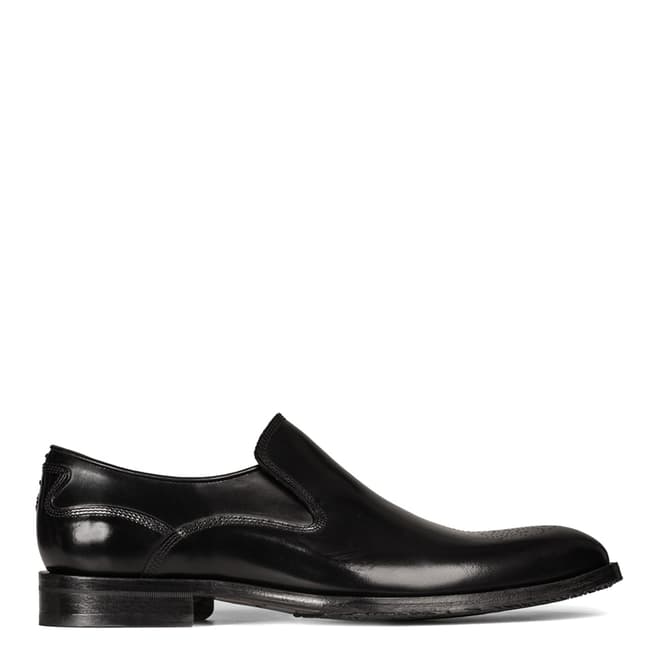 Oliver Sweeney Black Leather Percotto Formal Shoes
