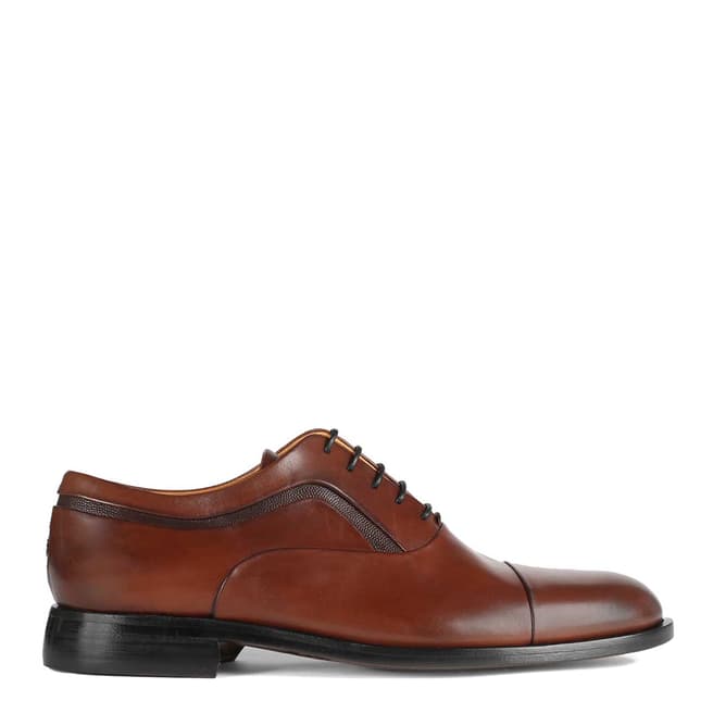 Oliver Sweeney Brown Leather Salviati Derby Shoes