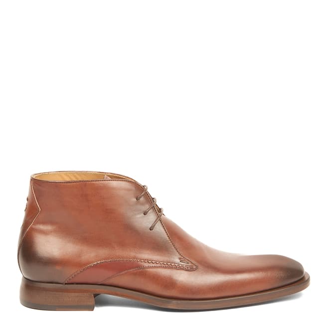 Oliver Sweeney Brown Leather Alinari Desert Boots