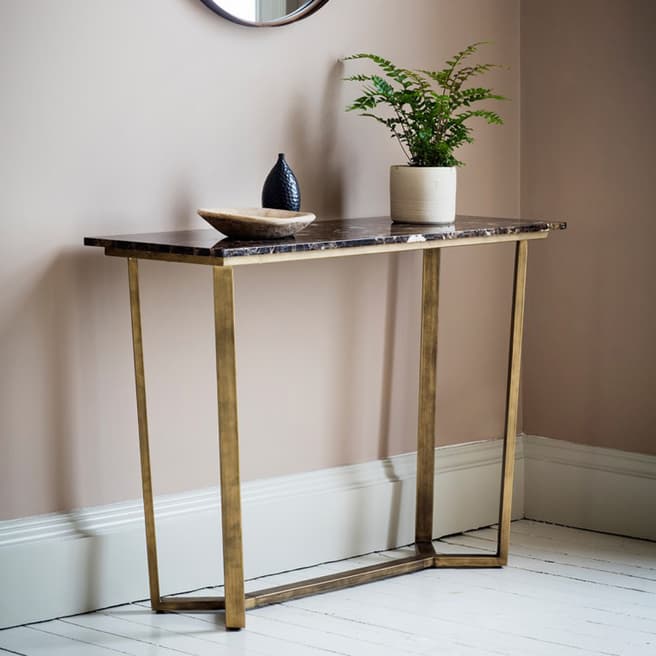 Gallery Living Emperson Marble Console Table