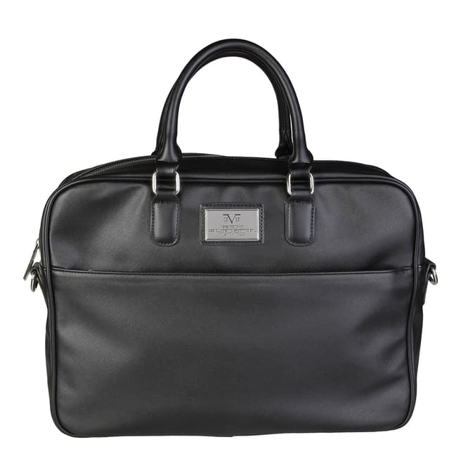 Versace 19.69 ASMI Black Eco Leather Crossbody Bag