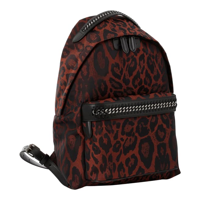 Stella McCartney Leopard Small Falabella Backpack