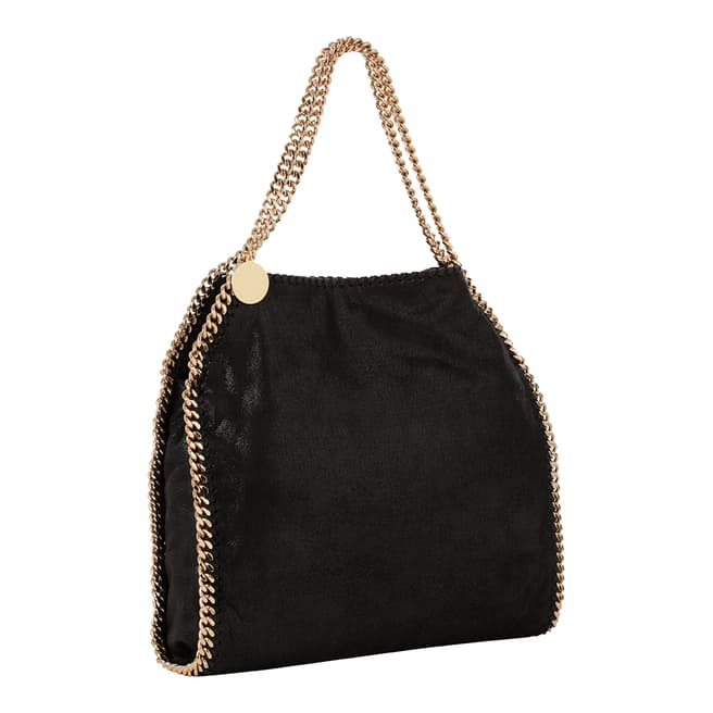 Stella McCartney Black/Gold Small Falabella Tote Bag