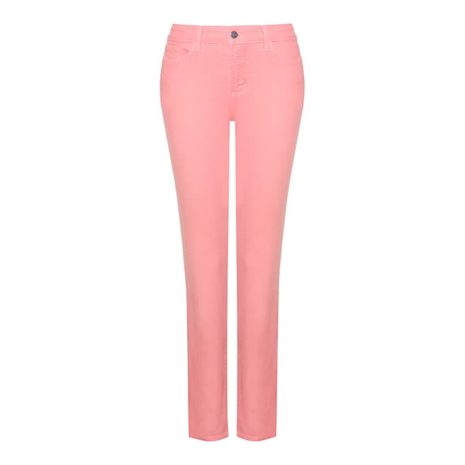 NYDJ Mid Pink Clarissa Ankle Cotton Stretch Jeans