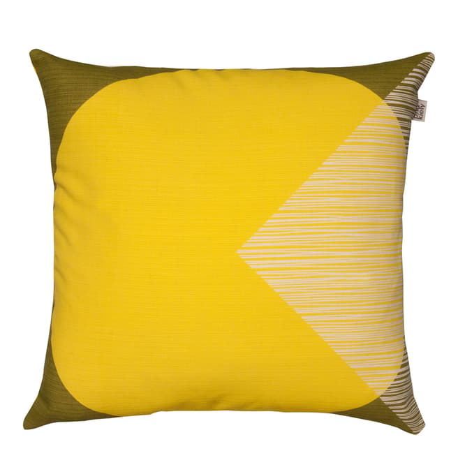 Orla Kiely Yellow Ok Cushion