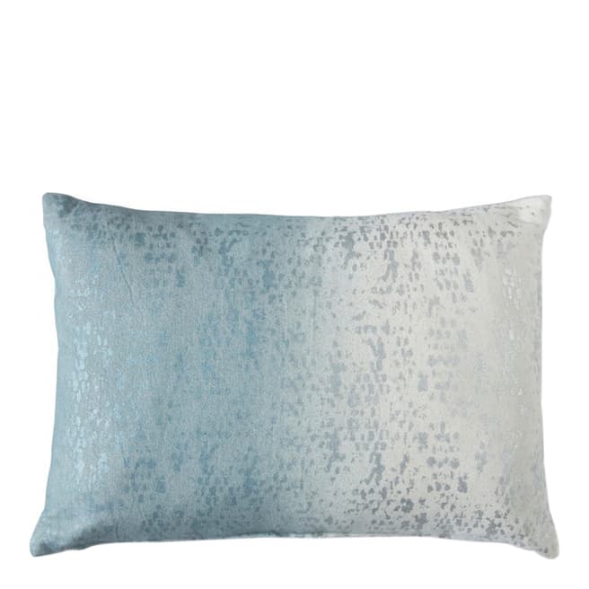 Gallery Living Blue And Silver Mineral Texture Cushion 500x350mm