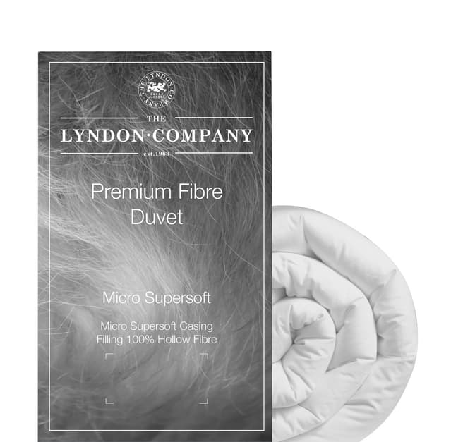 The Lyndon Company Premium Fibre Single 10.5 Tog Duvet