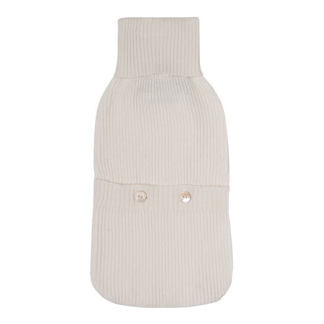  Winter White Cashmere Hotwater Bottle Cover