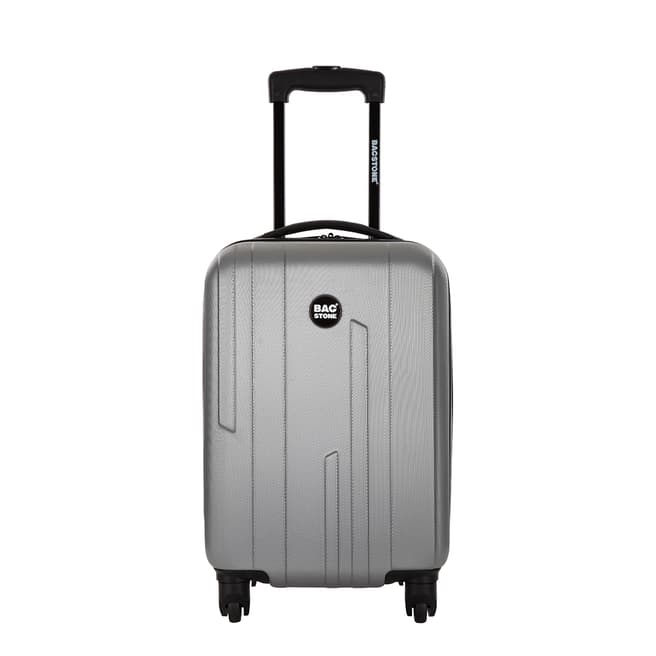 Bagstone Silver Small Spinner Suitcase 45cm