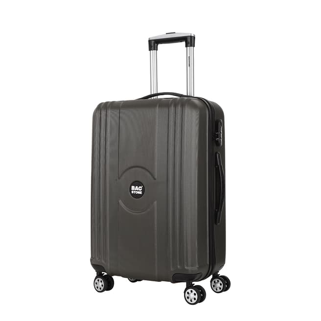 Bagstone Grey Small Spinner Suitcase 45cm