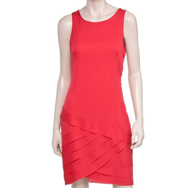 Leon Max Collection Red Banded Tank Dress