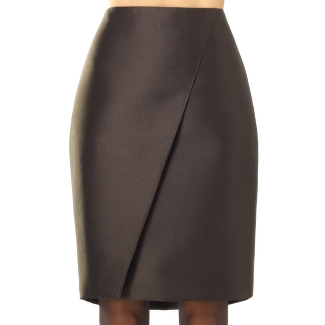 Leon Max Collection Black Asymetric Pencil Skirt
