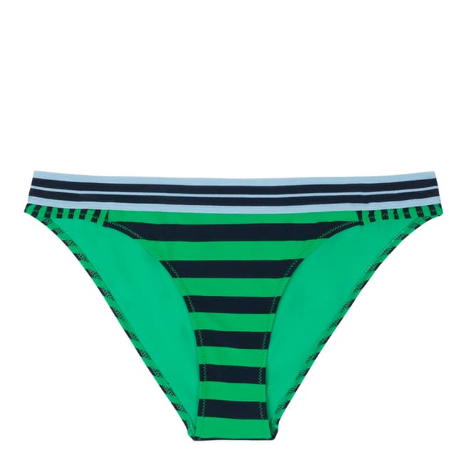 Stella McCartney Green Stripe Classic Bikini Briefs