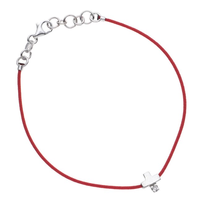 Only You Nylon String Interlaced Red Diamond Bracelet