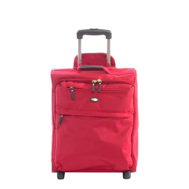 BRIC’S Red Travel Trolley 2 Wheel Upright 50cm