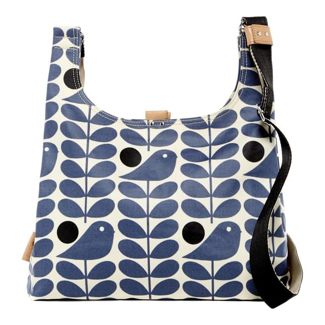 Orla Kiely Blue Birds Midi Sling Bag