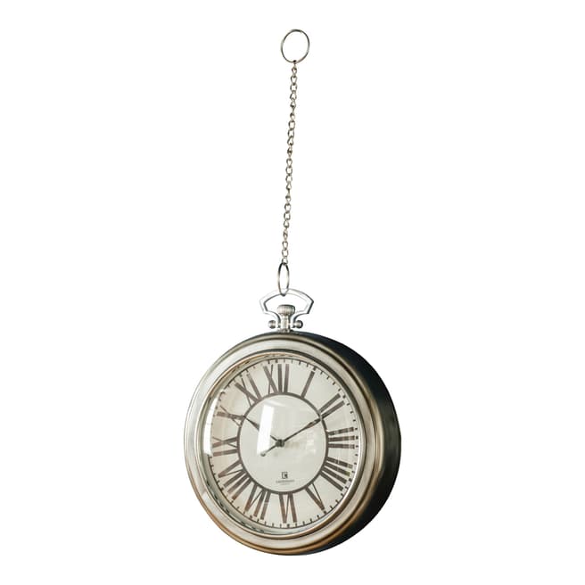 Gallery Living Nickel Oxford Clock