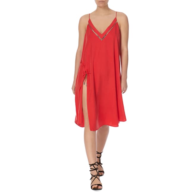 Free People Red All I Want Maxi Tank