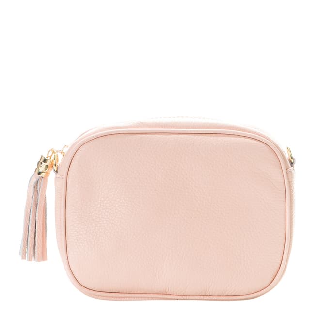 Carla Venturi Pink Leather Tassel Clutch bag