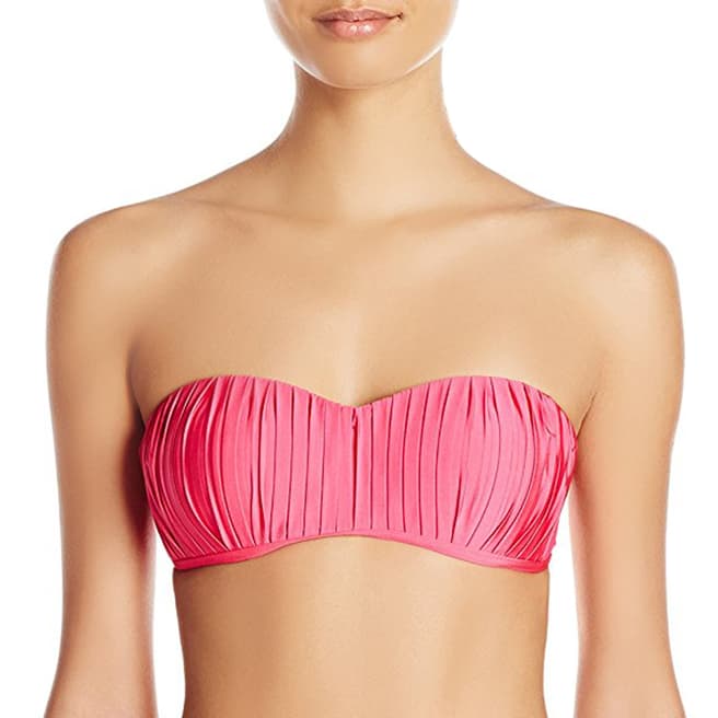 Seafolly Pink Kiara Bustier Bikini Top