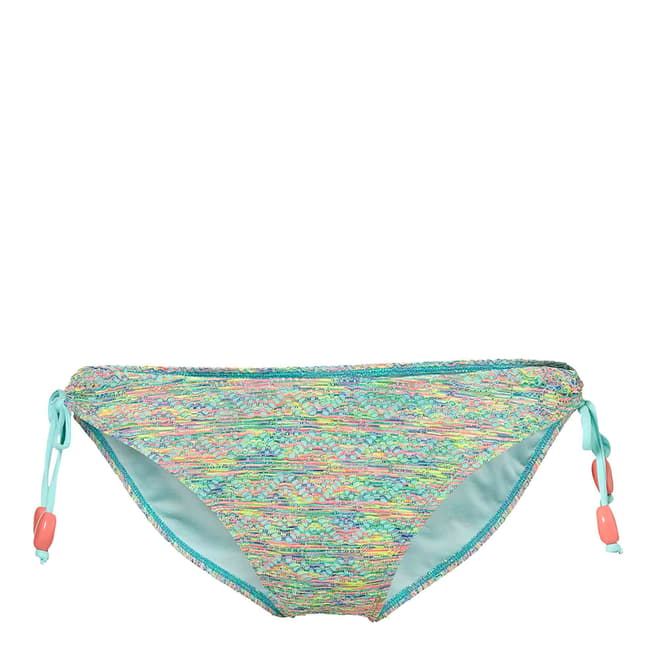 O'Neill Green/Multi Crochet Hipfit Bikini Briefs