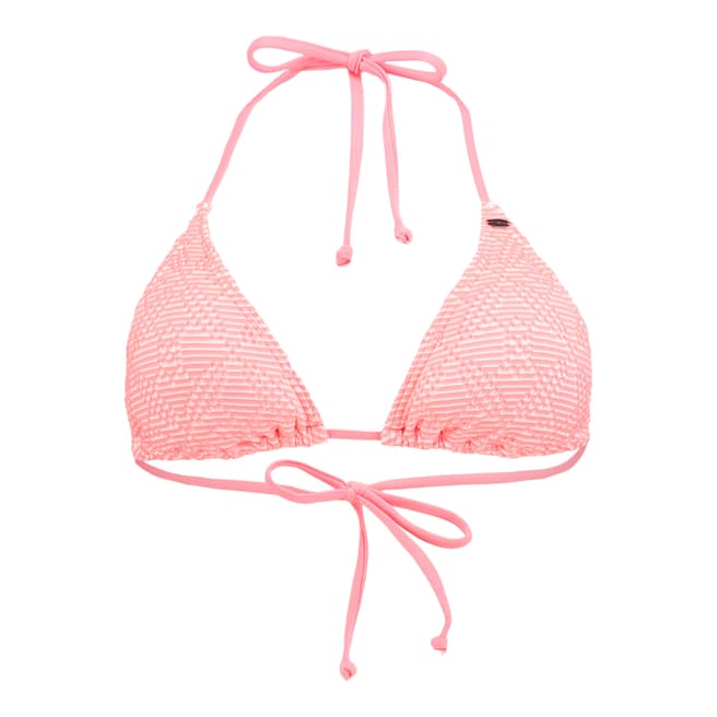 O'Neill Peach Pink Halterneck Bikini Top 