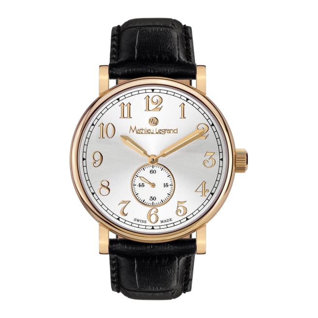 Mathieu Legrand Men's Black/Gold Classique Watch